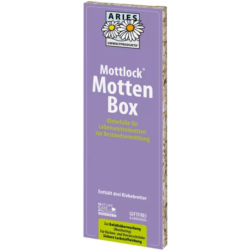Aries - Mottlock Lebensmittelmotten Box - 3 Stück