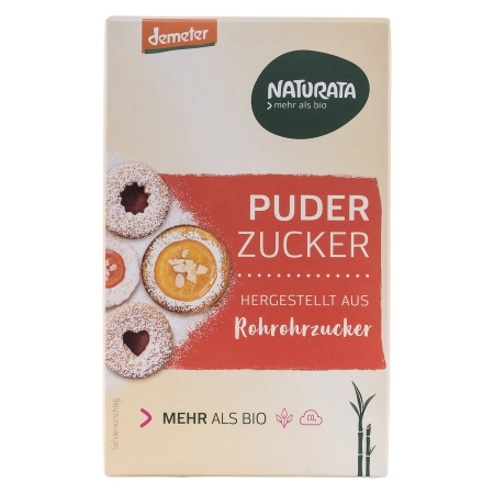 Naturata - Puderzucker aus Rohrohrzucker | Miraherba Lebensmittel