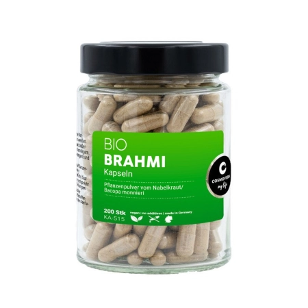 Cosmoveda Brahmi Kapseln - Nahrungsergänzungsmittel nach Ayurveda