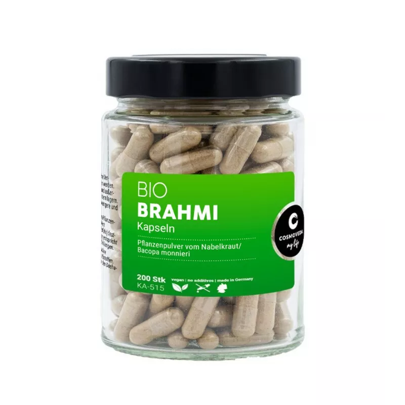 Cosmoveda Brahmi Kapseln - Nahrungsergänzungsmittel nach Ayurveda