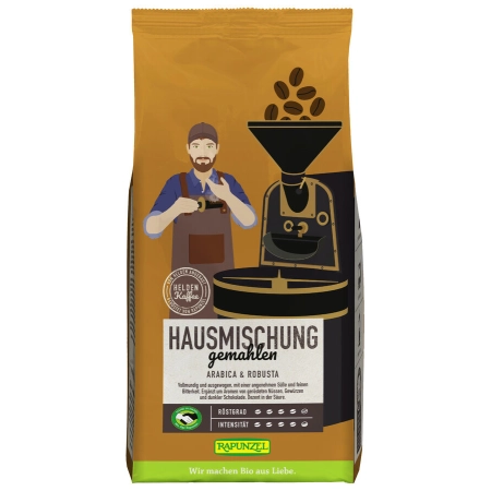 Rapunzel - mezcla de hero coffee house, molido - 500g