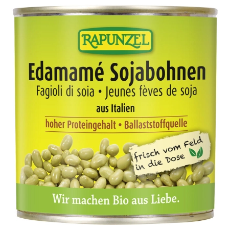 Rapunzel - Sojabohnen Edamamé, Dose - 200g | Miraherba Naturkost