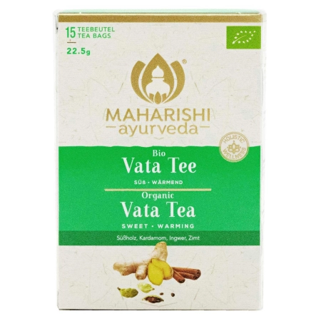 Maharishi Ayurveda - Vata Tea - 15 Bags | Miraherba Ayurvedic Teas