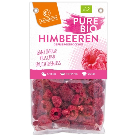 Landgarten - Bio Himbeeren gefriergetrocknet - 20g | Miraherba