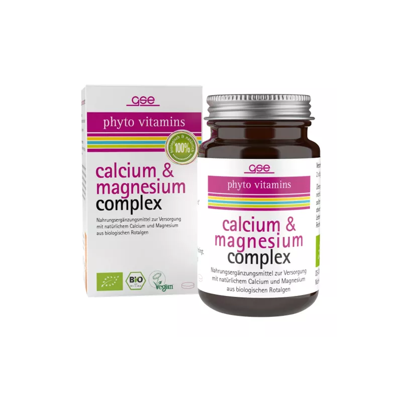 GSE - Calcium & Magnesium Complex (Bio) - 60 Tabletten