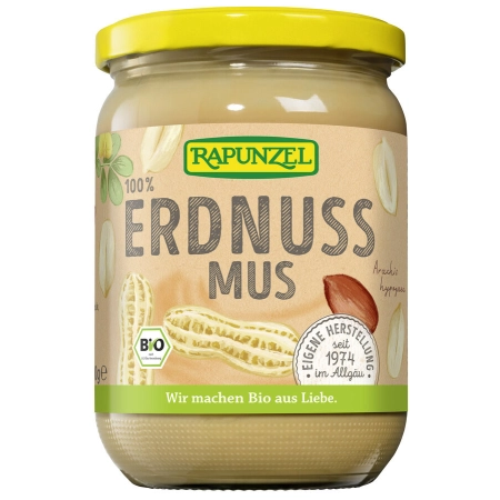 Rapunzel - Erdnussmus fein - 500g | Miraherba Naturkost