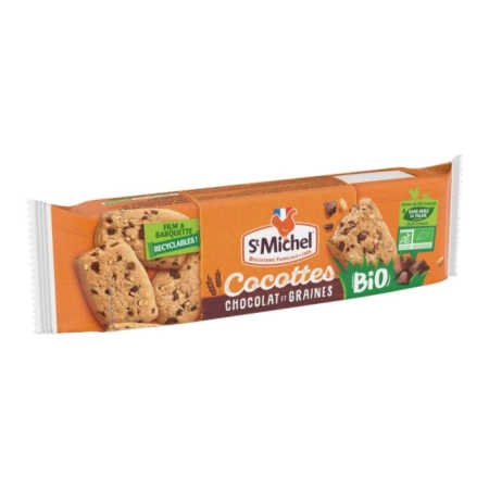 St Michel - Cocottes mit Schokolade - 140g | Miraherba Kekse