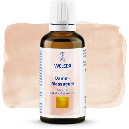 Weleda Damm-Massageöl - bereitet auf die Geburt vor