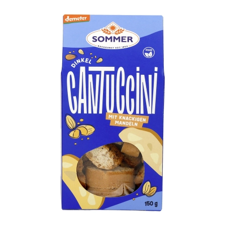 Sommer - Demeter Dinkel Cantuccini vegan - 150g | Miraherba Bio Kekse