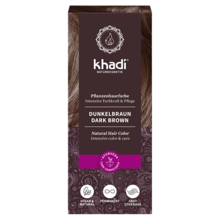 Khadi - Dunkelbraun - 100g
