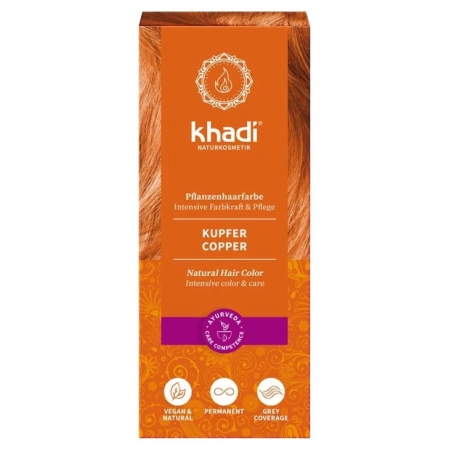 Khadi - Pflanzenhaarfarbe Kupfer - 100g