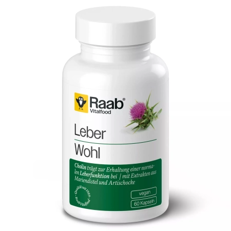 Raab - Leberwohl mit Mariendistel - 60 Kapseln