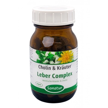 Sanatur - Leber Complex Cholin & Kräuter - 60 Kapseln