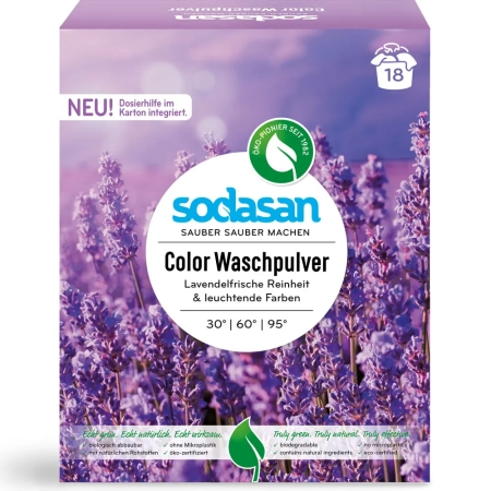 Sodasan - Color Waschpulver Lavendel - 1,01kg