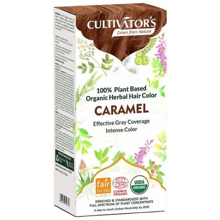CULTIVATOR'S - Natürliche Pflanzenhaarfarbe Karamell - 100g
