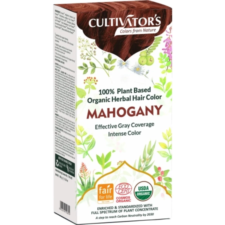 CULTIVATOR'S - Natürliche Pflanzenhaarfarbe Mahagoni - 100g