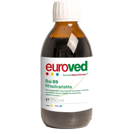 euroved -  Bai 69 Khadirarishta - 250ml | Miraherba Ayurveda