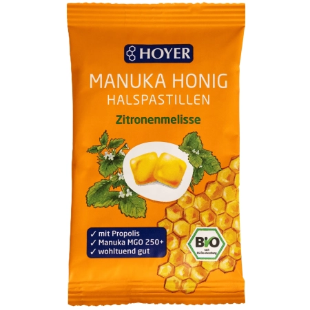 HOYER - Manukahonig Halspastillen MGO 250+ - 30g