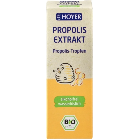 HOYER - Extracto de propóleo orgánico sin alcohol - 30 ml