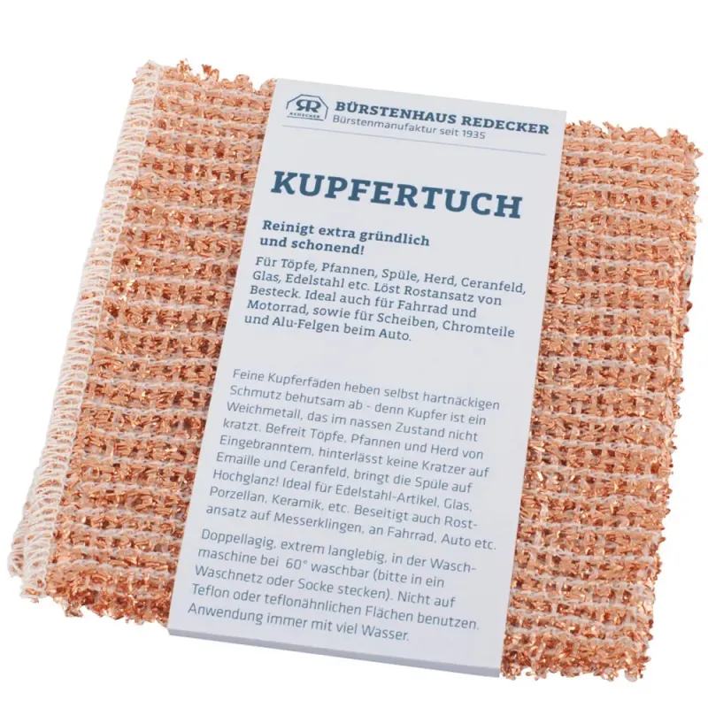 Redecker - Kupfertuch - 2er Pack
