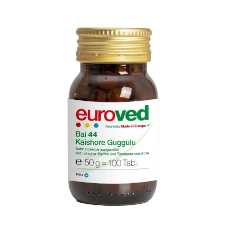 euroved - Bai 44 Kaishore Guggulu - 100 tabletas | Miraherba Ayurveda