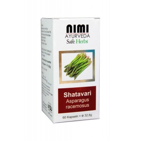 Nimi - Shatavari Kapseln - 60 Stück | Miraherba Ayurveda
