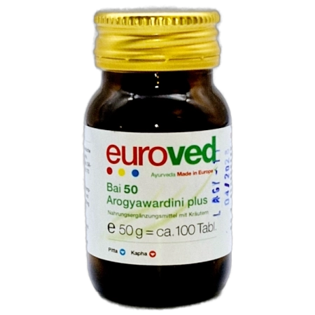 euroved -  Bai 50 Arogyavardini - 100 Tabletten| Miraherba Ayurveda
