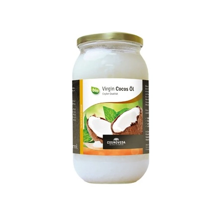 Kokosöl von Cosmoveda - BIO Virgin Coconut Oil - 1000ml | Miraherba