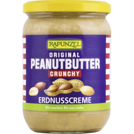 Rapunzel - Peanutbutter Crunchy - 500g Peanutbutter im American Style