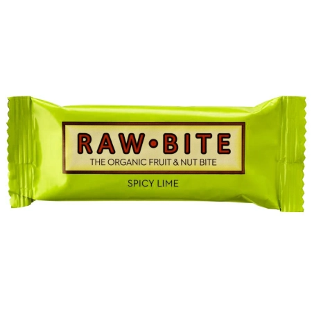 Raw Bite - Barre d'aliments crus BIO Citron vert épicé - 50g