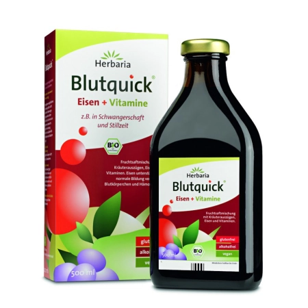 Herbaria - Blutquick bio Eisen + Vitamine - 500ml