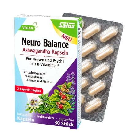 Salus - Neuro Balance Ashwagandha Kapseln - 30 Kapseln