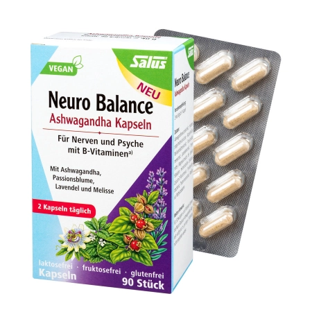 Salus - Neuro Balance Ashwagandha Kapseln - 90 Stück