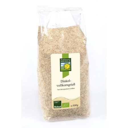 Bohlsener Mühle - Dinkel Vollkorngrieß | Miraherba Bio Lebensmittel