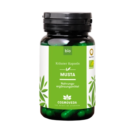 Cosmoveda BIO Musta Kapseln · Nahrungsergänzungsmittel nach Ayurveda