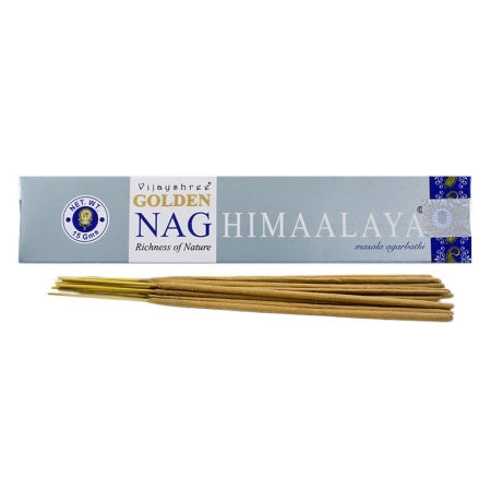 Vijayshree - Räucherstäbchen Golden Nag Himalaya - 15g | Miraherba