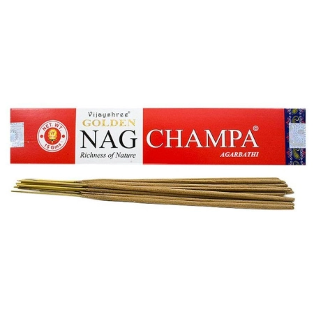 Vijayshree - Räucherstäbchen Golden Nag Champa - 15g | Miraherba