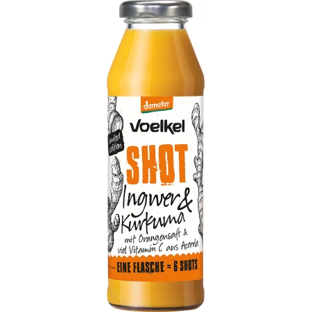 Voelkel - Kurkuma Shot - 280ml | Miraherba Bio Lebensmittel