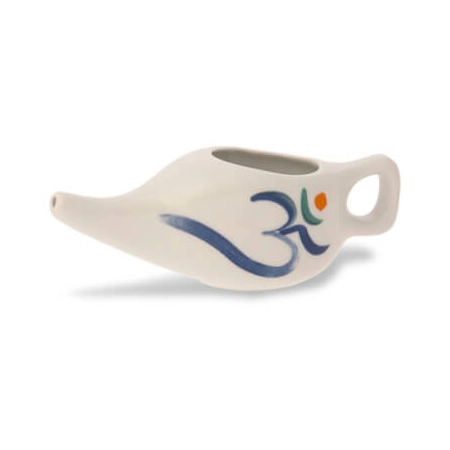 Neti Ayurveda doccia Nasale bianco OM | Miraherba Ayurveda