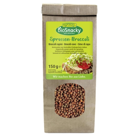 Rapunzel - bioSnacky Broccoli-Sprossen - 150g | Miraherba Bio Keimsaat