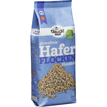 Bauckhof -  Glutenfreie Haferflocken Kleinblatt - 475g | Miraherba