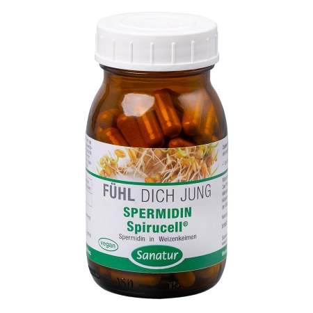 Sanatur - Spermidin Spirucell® - 90 Kps| Miraherba Nahrungsergänzung