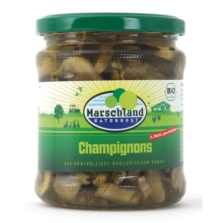 Marschland - Bio-Champignons geschnitten | Miraherba Bio Lebensmittel