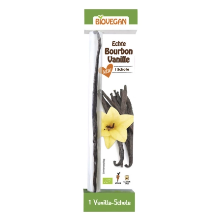 Biovegan - Bio Bourbon Vanille Schote - 2 Stück | Miraherba