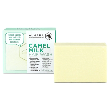 Almara - Savon cheveux au lait de chamelle bio - 120g