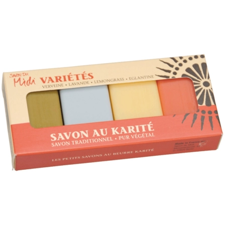 Savon du Midi - 4 savons invités Variétés - 80g