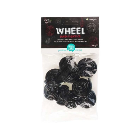 Terrasana - Süße Lakritz Schnecken wheel - 100g
