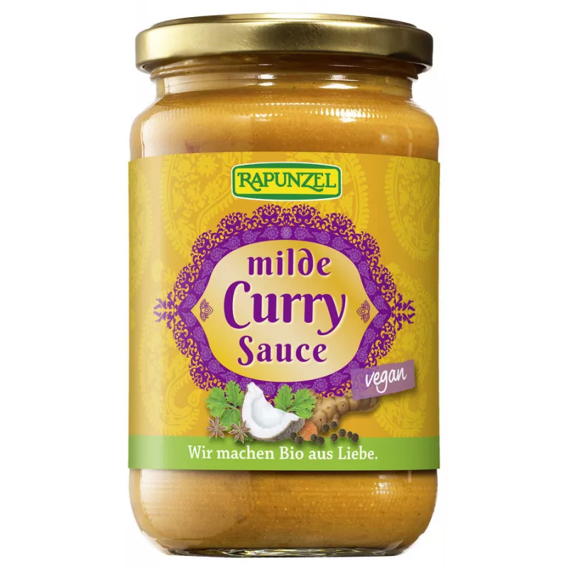 Raiponce - sauce curry douce - 350ml | Aliments Biologiques Miraherba