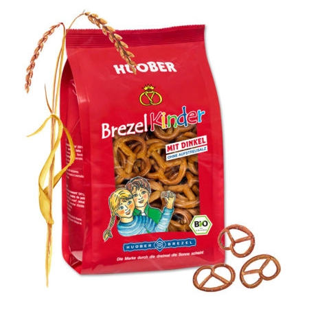 Huober - Brezelkinder Dinkel - 125g | Miraherba Bio Knabberzeug