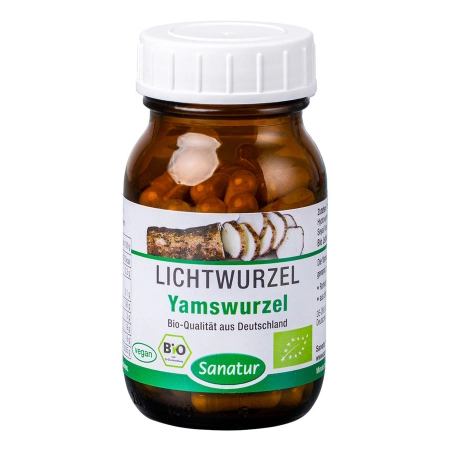Sanatur - Yamswurzel / Lichtwurzel - 60 Kapseln | Miraherba Ayurveda